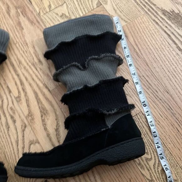 SAM ELDERMAN FAUX FUR LINED BOOTS SIZE 9 1/2 - Picture 8 of 8